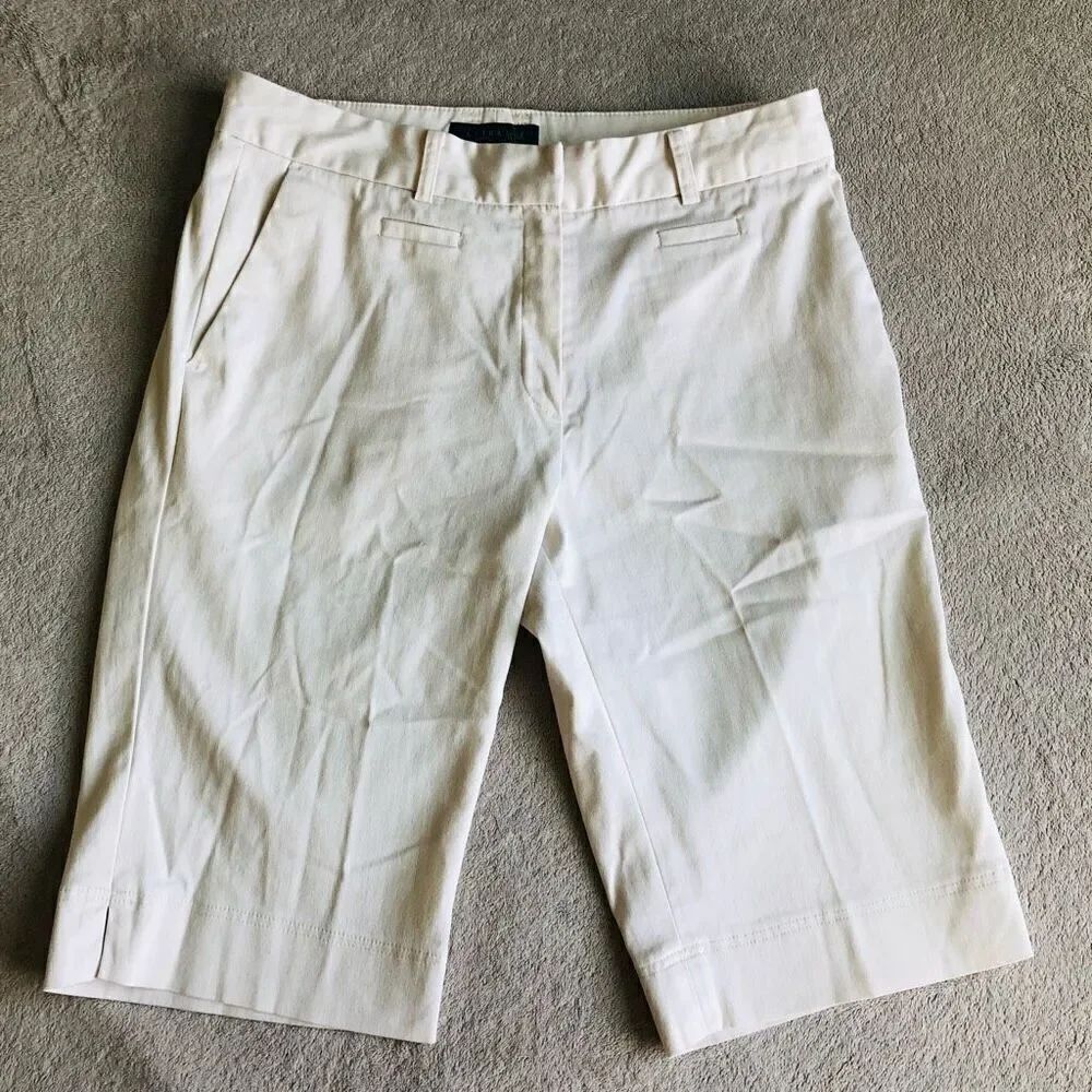 Astra Classic Women’s White Bermuda Shorts